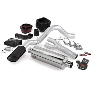 Chevrolet Silverado Performance Exhaust - Single Side Exit - Banks Power - Stinger System - SS Single Side-Exit w/ Black Tip - Black - `99-`10
